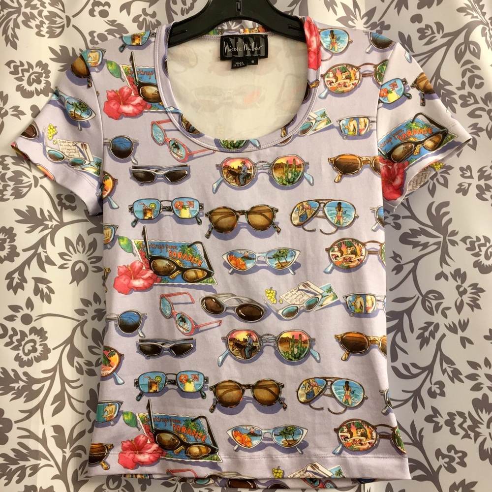 ✨Nicole Miller Sunglasses Babydoll Top, S✨